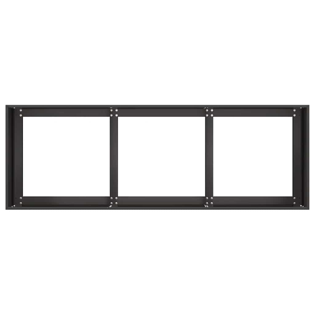 Jardinera Negra 120x40x40 Cm Acero Laminado En Frío_4