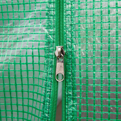 Outsunny Conjunto De Invernadero De Túnel Y Cubierta De Repuesto 2,5x2x2 M Verde_3