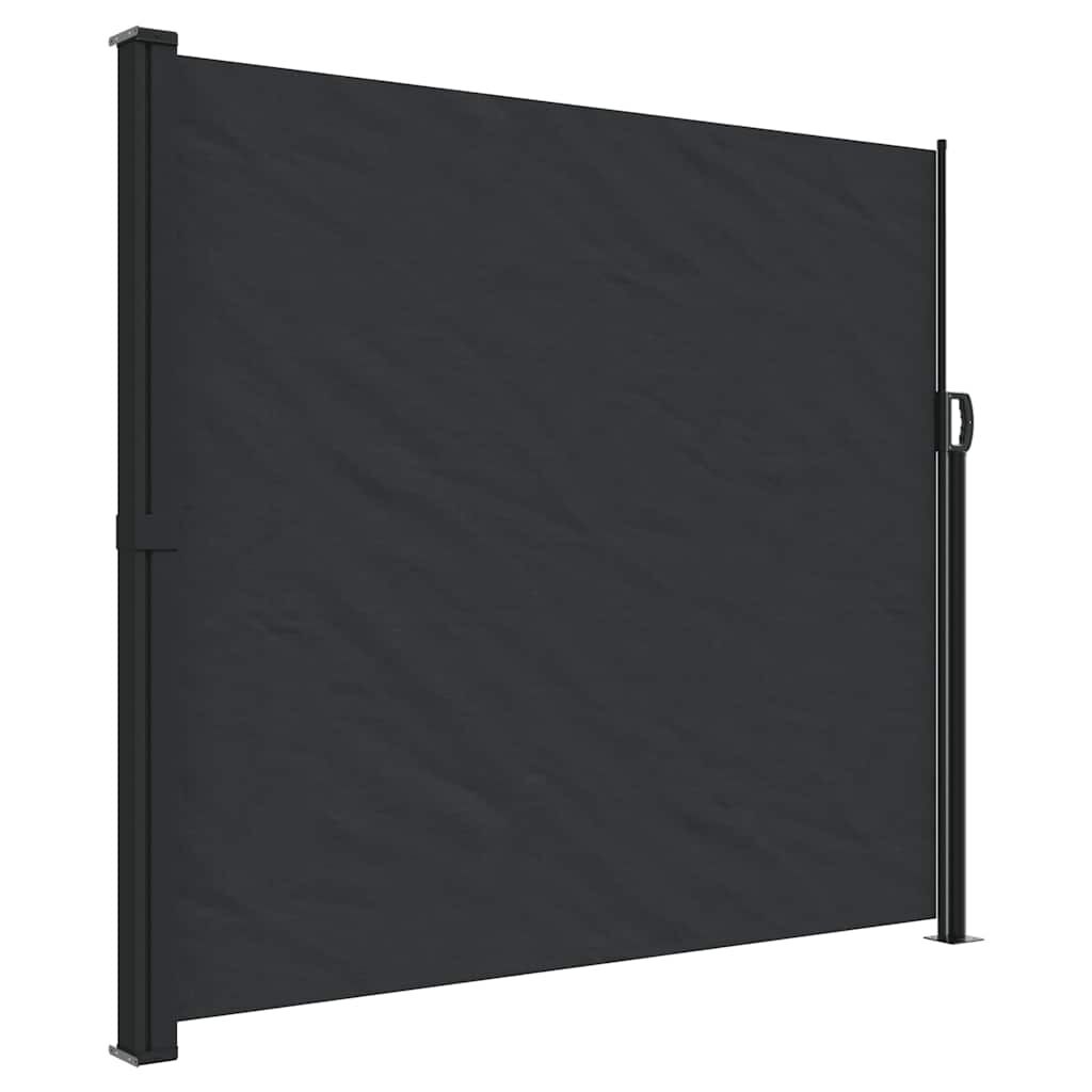 Vidaxl Toldo Lateral Retráctil Negro 180x500 Cm_0