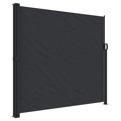 Vidaxl Toldo Lateral Retráctil Negro 180x500 Cm_0