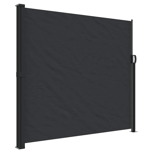 Vidaxl Toldo Lateral Retráctil Negro 180x500 Cm_0