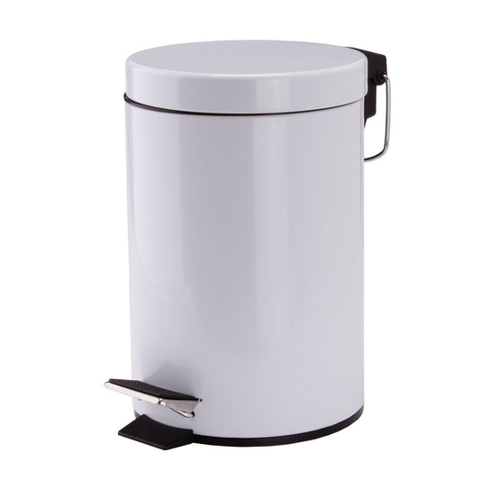 Cubo De Basura 3 Litros Con Pedal Fabricado En Acero Msv 16,5 X 25 Cm_0