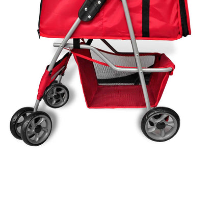 Vidaxl Cochecito Para Perros Rojo_2