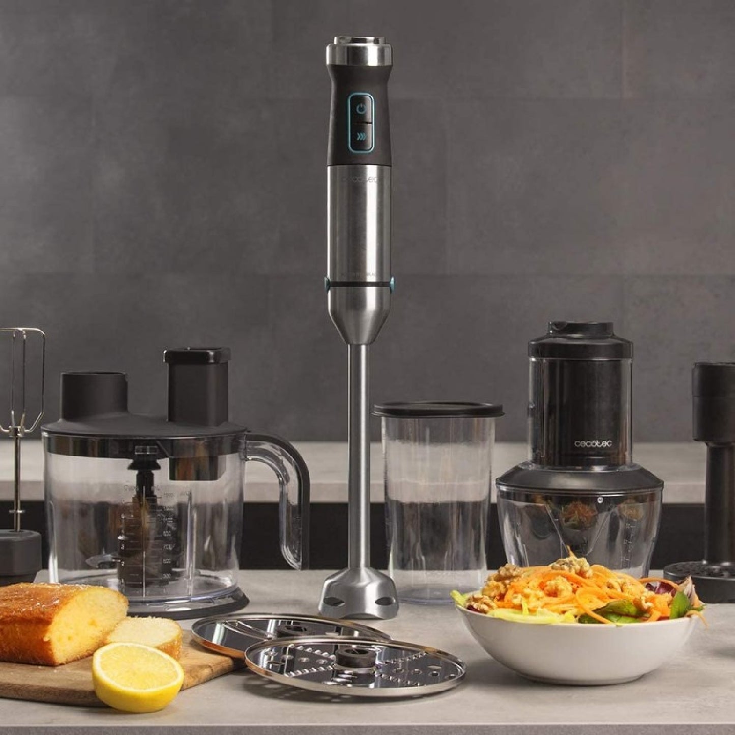Cecotec Batidora De Mano Batidoras De Mano Power Titanblack 1500 Xl Totalmix_3