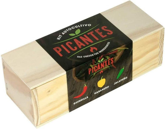 Kit Autocultivo Picantes Guindilla, Habanero y Jalapeño | Regalo Gourmet - Resetea_0