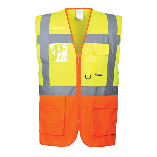 Chaleco Executive De Alta Visibilidad / Xl / Amarillo-naranja_0