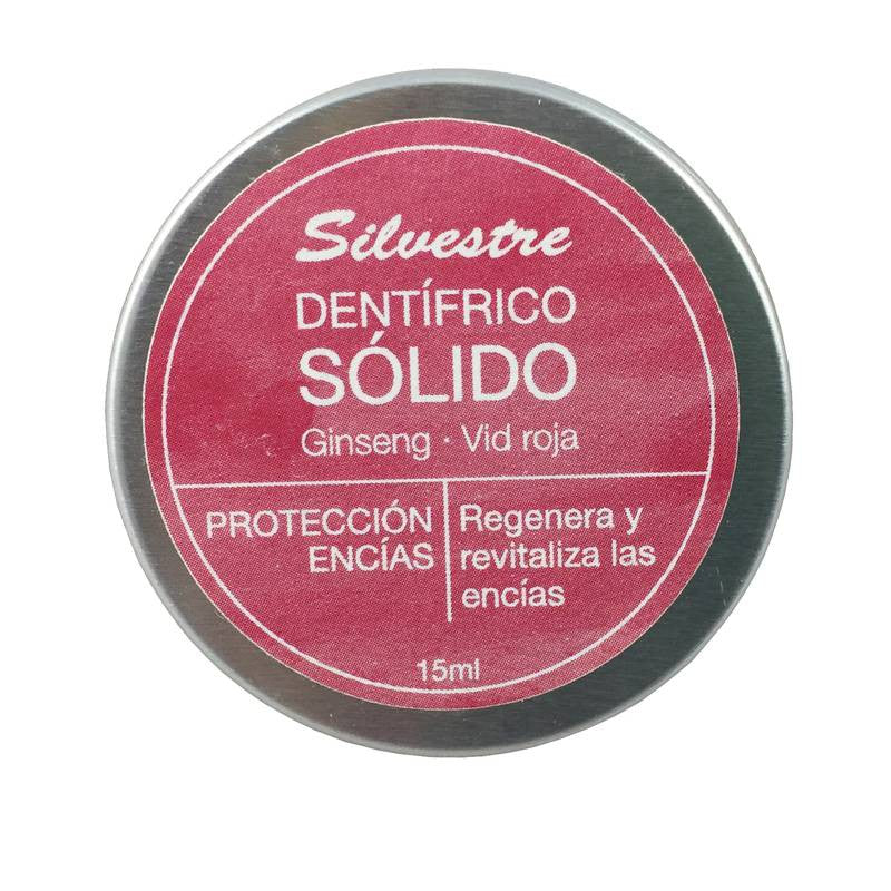 Dentífrico Solido Ginseng Y Vid Roja 15ml Rojo Silvestre_0