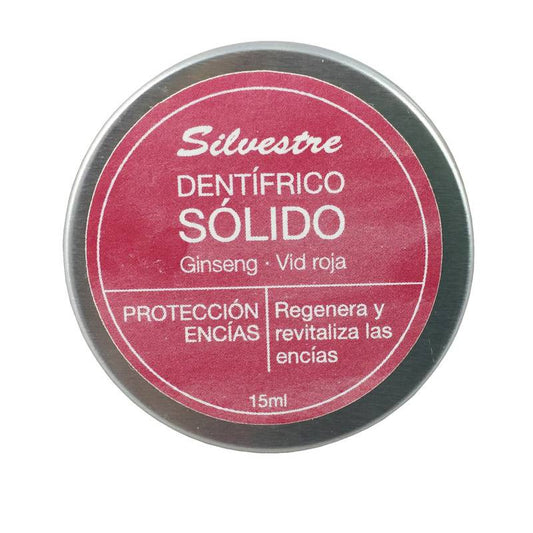 Dentífrico Solido Ginseng Y Vid Roja 15ml Rojo Silvestre_0