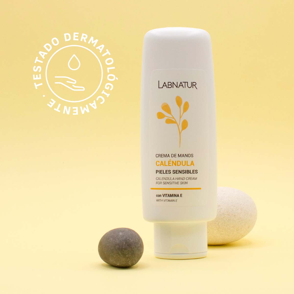 Crema de Manos de Caléndula Labnatur 100 ml | Almendras Dulces, Camomila y Karité | Piel Sensible | Vegano_2