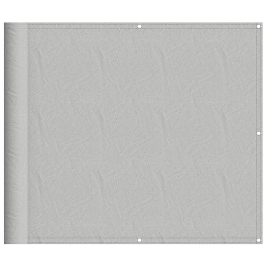 Vidaxl Pantalla De Balcón 100% Poliéster Oxford Gris Claro 90x300 Cm_0