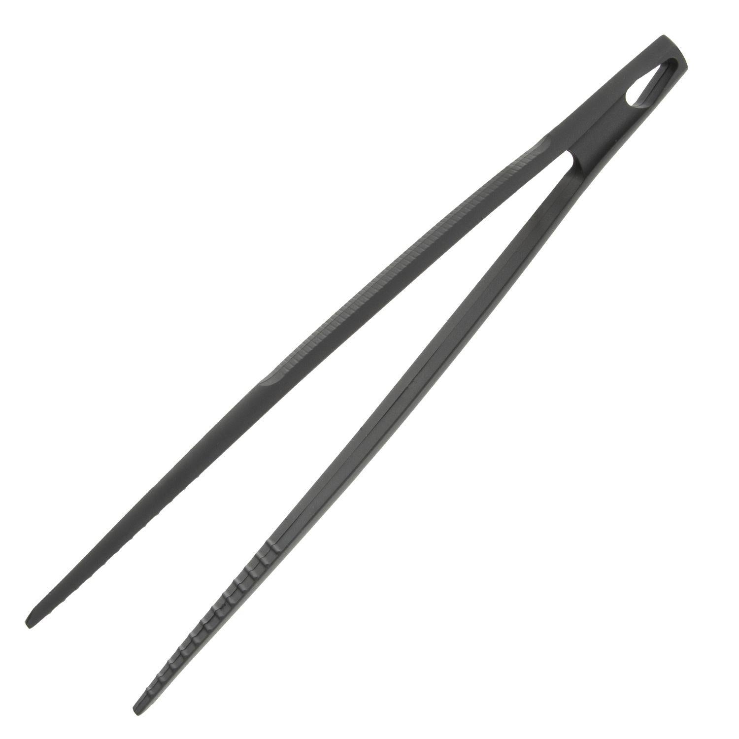 Pinzas De Cocina, Color Negro, Fabricadas En Nylon, 30cm._0
