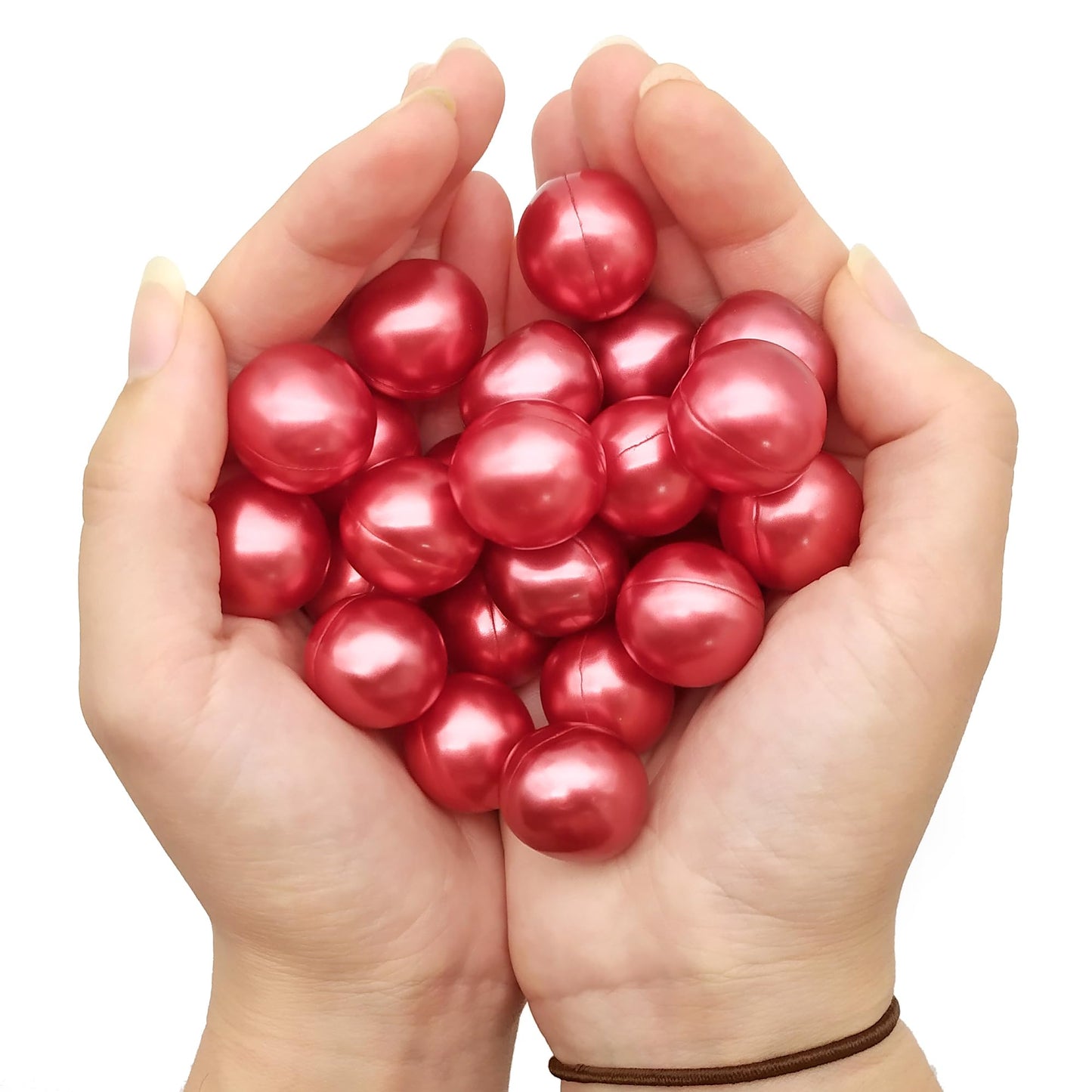 Bolsa Regalo 12 Perlas De Baño Aroma Fresas - Con Aceite De Soja - Hidrata, Suaviza Y Perfuma La Piel - Forma Bola_1