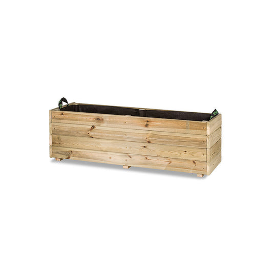 Jardinera De Madera Para Exterior 120x40x40 Cm Ghio Kd Hortalia_0