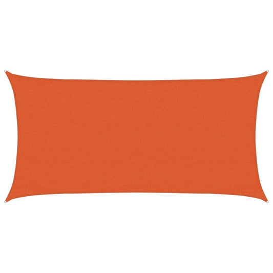 Vidaxl Toldo De Vela Rectangular Hdpe Naranja 160 G/m² 3x6m_0