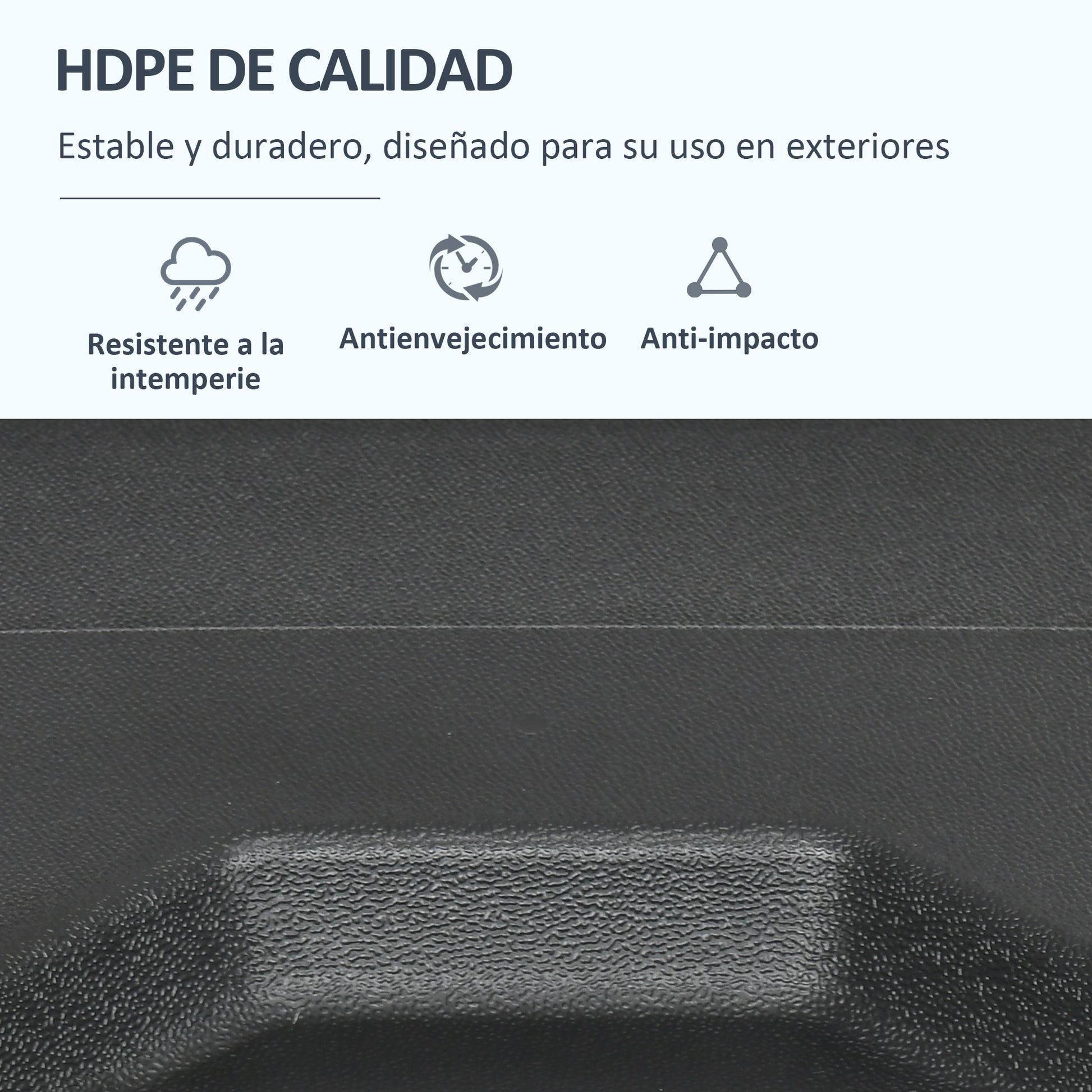 Outsunny 2 Pesos Para Base De Sombrilla Rellenable De Arena 110kg 88,5x88,5x12cm_5