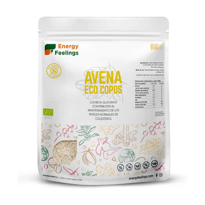 Copos de Avena ECO sin gluten Energy Feelings 1 kg