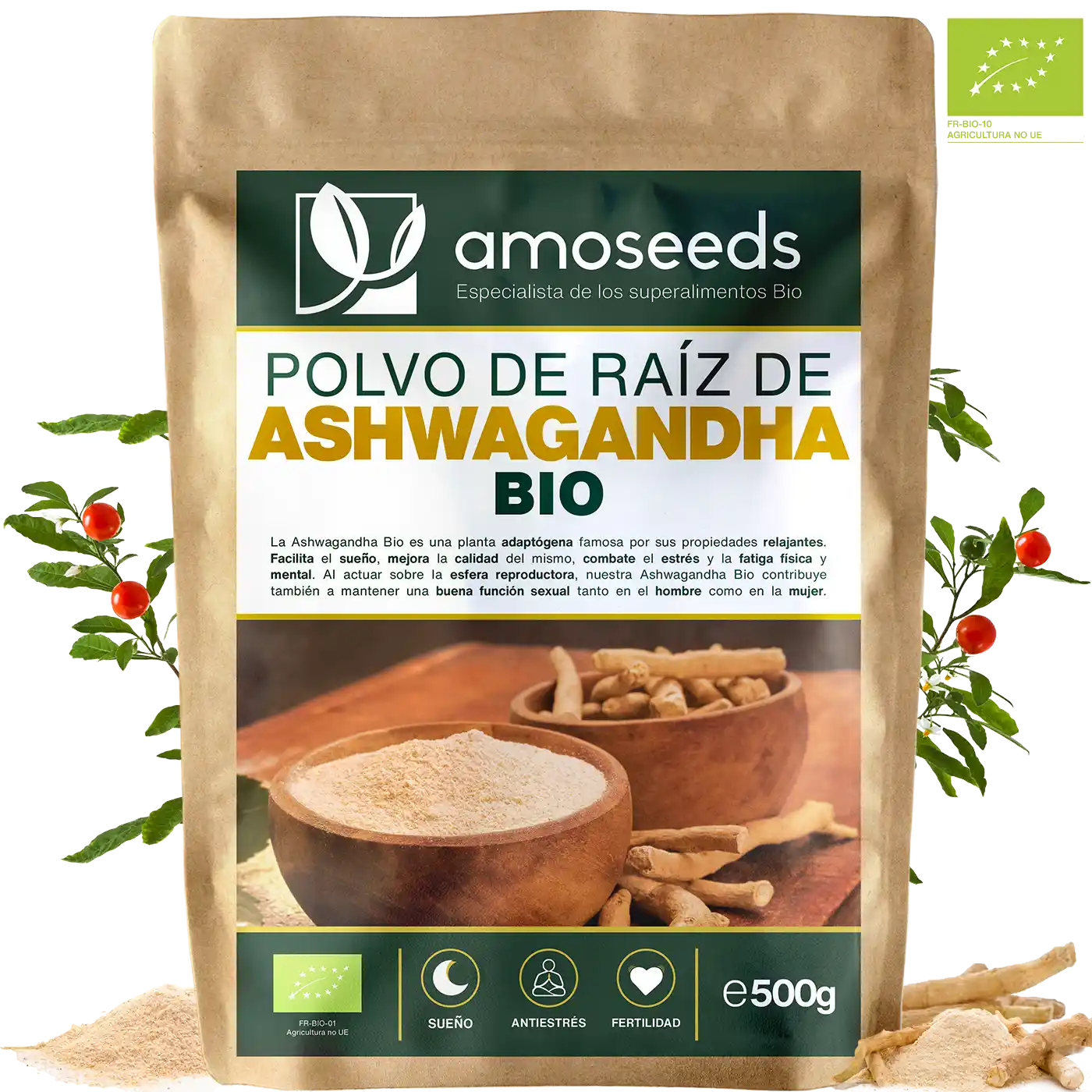 Ashwagandha En Polvo Bio 500g_0