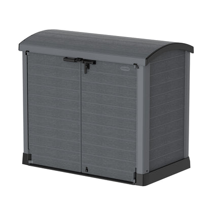Arcón Cubre Cubos Exterior 1200 L Pvc Gris Antracita_0