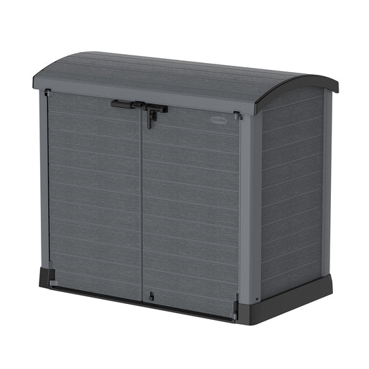 Duramax - Arcón Cubre Cubos Exterior - 1200 L - Pvc - Color Gris Antracita - -_0
