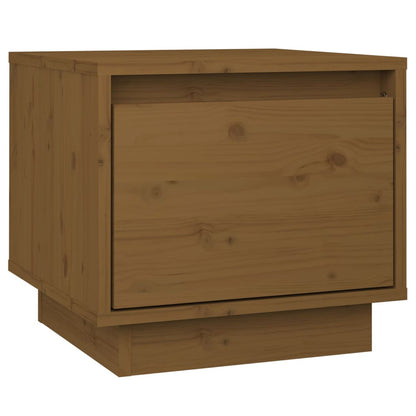 Mesitas De Noche 2 Uds Madera De Pino Marrón Miel 35x34x32 Cm_4