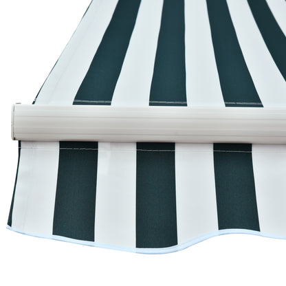 Outsunny Toldo Manual Plegable De Aluminio 295x250 Cm Manivela Ángulo Ajustable_3