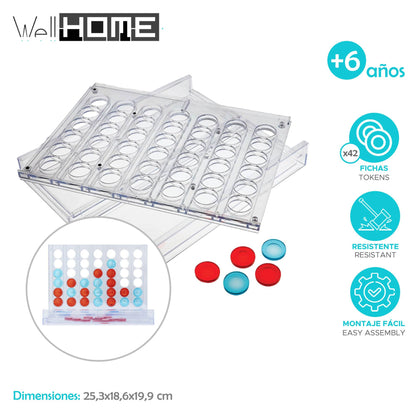 Well Home - Juego De Cuatro En Raya En Base Transparente_1