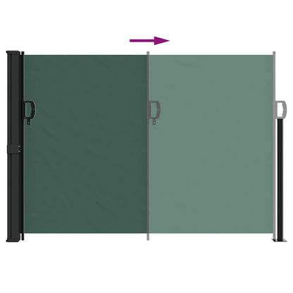 Vidaxl Toldo Lateral Retráctil Verde Oscuro 140x300 Cm_4