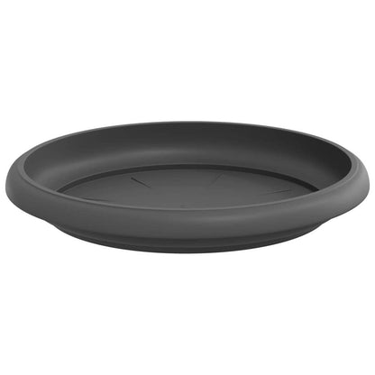 Bandeja Redonda Para Flores 24 Pcs Negro Ø 15,5 X 2 Cm Plástico_4
