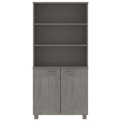 Aparador Hamar Madera De Pino Maciza Gris Claro_2