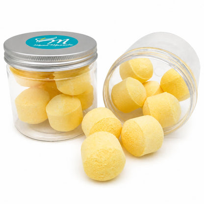 Tarro 7 Mini Bombas Efervescentes Para Manicura Y Pedicura - Ablandan Durezas, Uñas Y Cutículas - Aroma Piña Colada_1