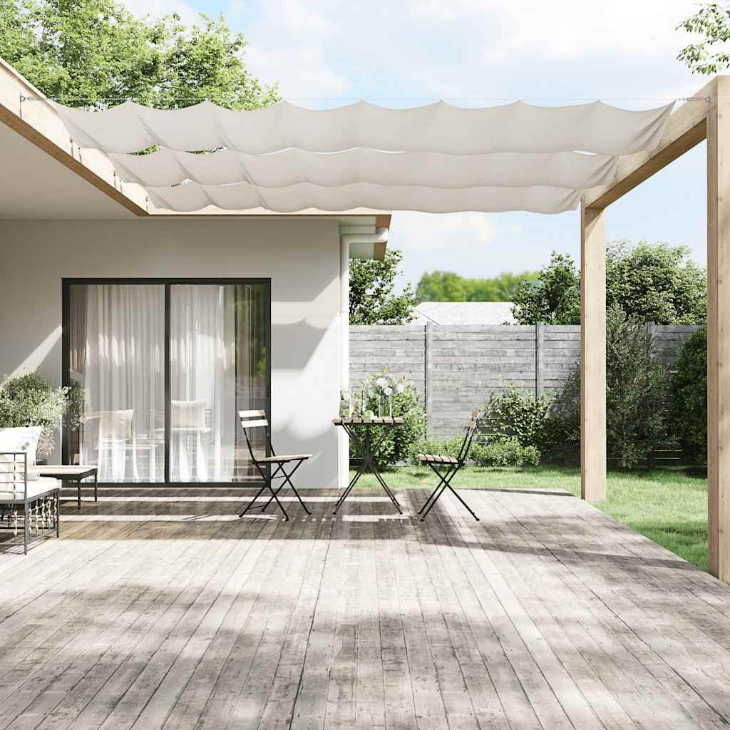 Vidaxl Toldo Vertical Blanco 60x1200 Cm Tela Oxford_1