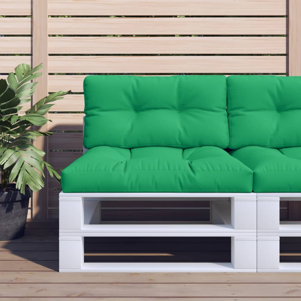 Vidaxl Cojín Para Sofá De Palets Tela Verde 80x40x12 Cm_1