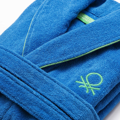 Albornoz L/xl 360gsm 100% Algodón Azul Rainbow_4