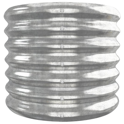 Jardinera Arriate Acero Galvanizado Plata 260x40x36 Cm_3
