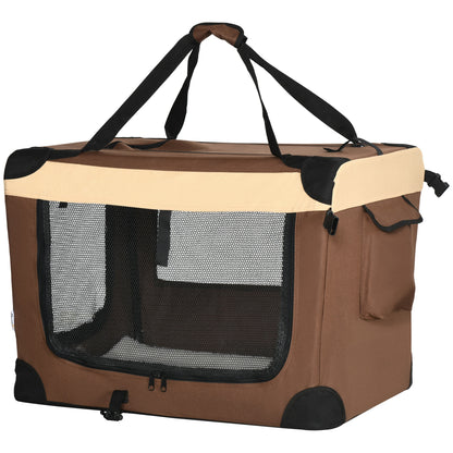 Pawhut Transportín Mochila Para Perros Gatos Plegable Con Cojín Suave 70x51x50cm_1
