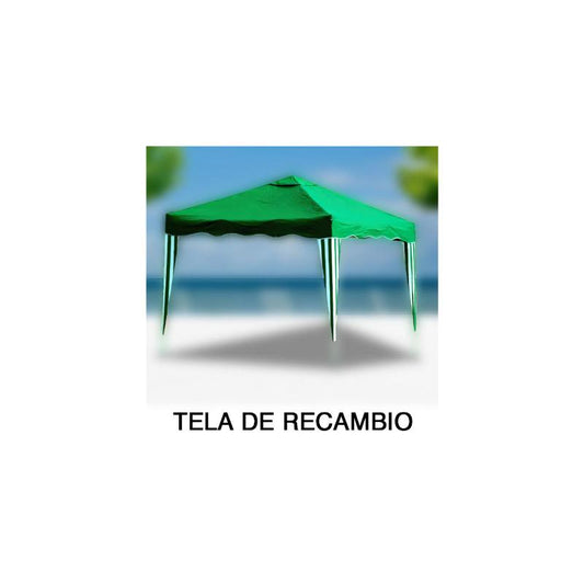 Tela Recambio Para Pergola Plegable Verde_image_1