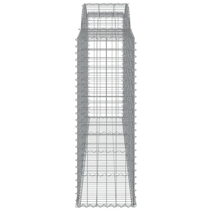 Cestas Gaviones 15 Uds Forma De Arco Hierro 300x50x140/160 Cm_4