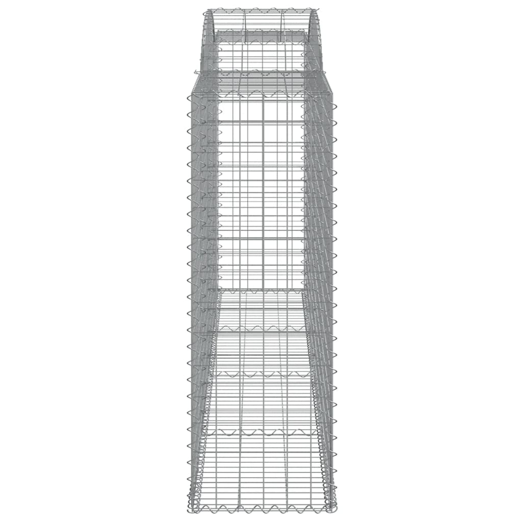Cestas Gaviones 6 Uds Forma De Arco Hierro 300x50x140/160 Cm_4