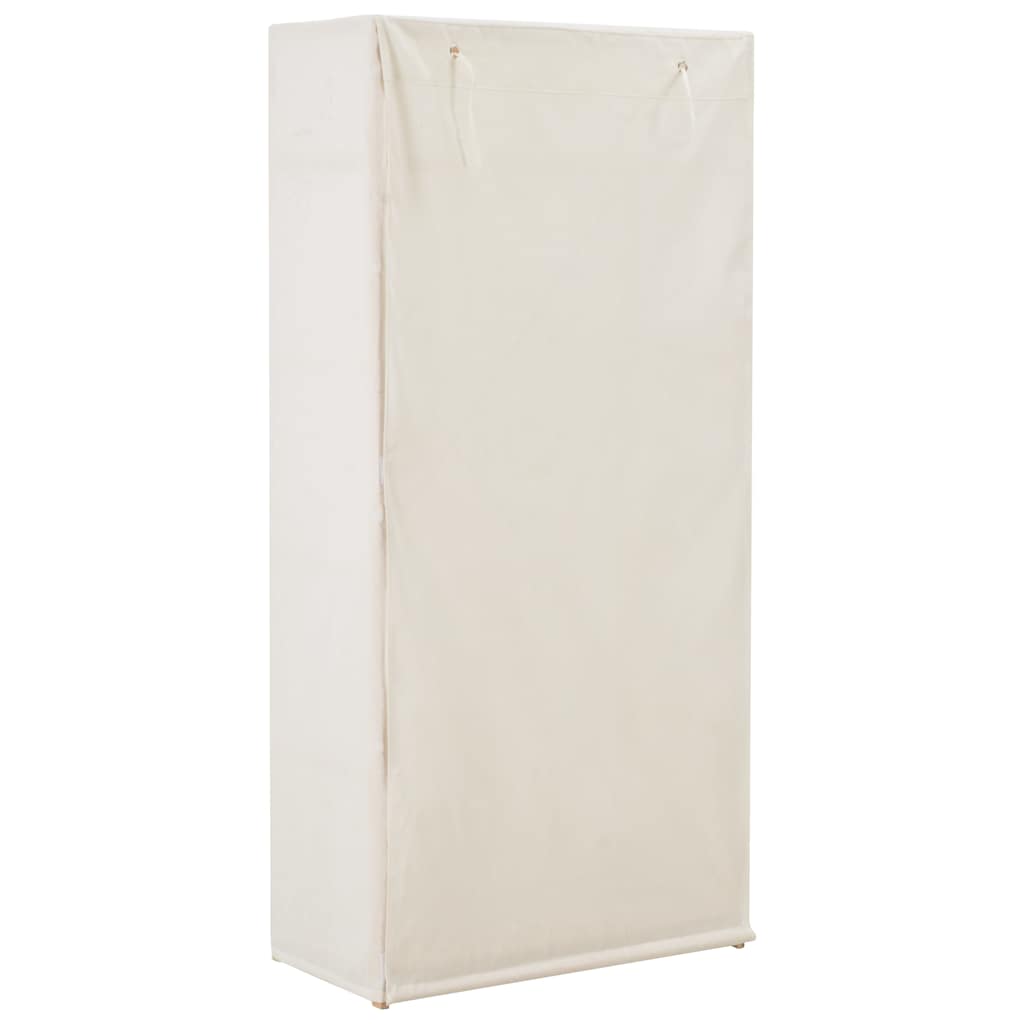 Armario De Tela Blanco 79x40x170 Cm_2