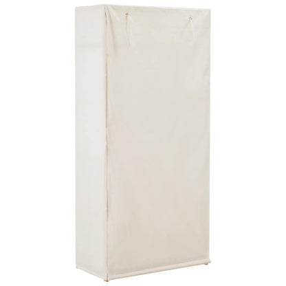 Armario De Tela Blanco 79x40x170 Cm_2