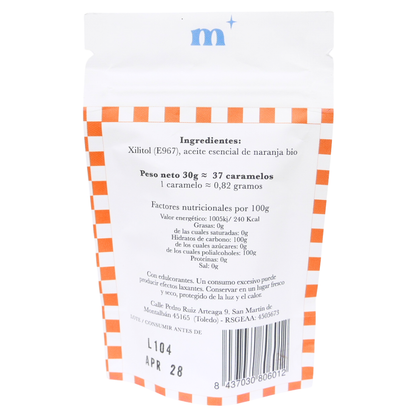 Caramelos 100% De Xilitol Sin Azucár · Naranja 30g_5