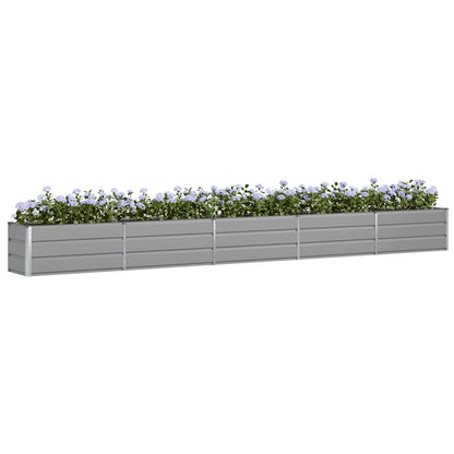 Jardinera Gris Claro 480 X 50 X 45 Cm Acero Galvanizado_2
