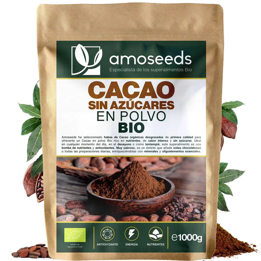 Cacao Sin Azúcares En Polvo Bio 1kg_0