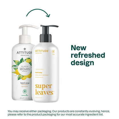 Super leaves Jabón de manos Lemon Leaves Attitude 473 ml