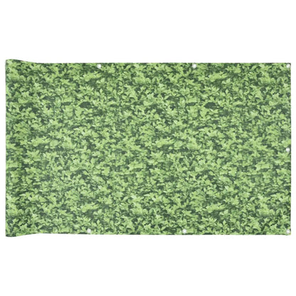 Pantalla De Privacidad De Balcón Pvc Plantas Verde 1000x120 Cm / Vetonek_3