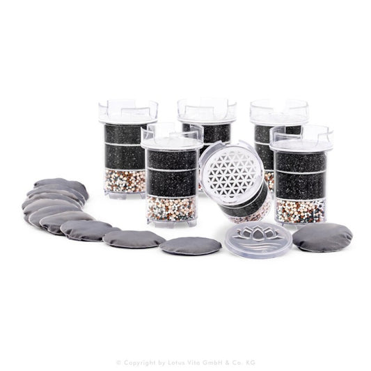 Pack De 6 Recambios Para Filtros De Agua Lotus Vita_0