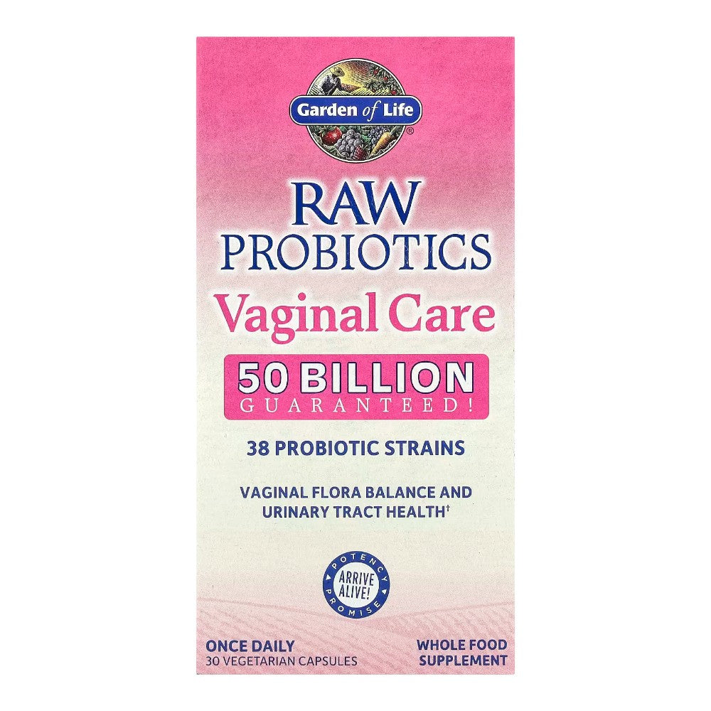 Raw Probiotics Vaginal Care 30 Caps_0