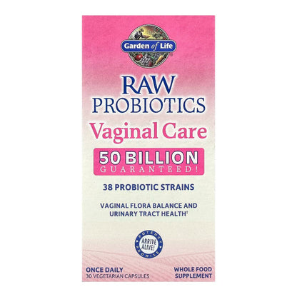 Raw Probiotics Vaginal Care 30 Caps_0