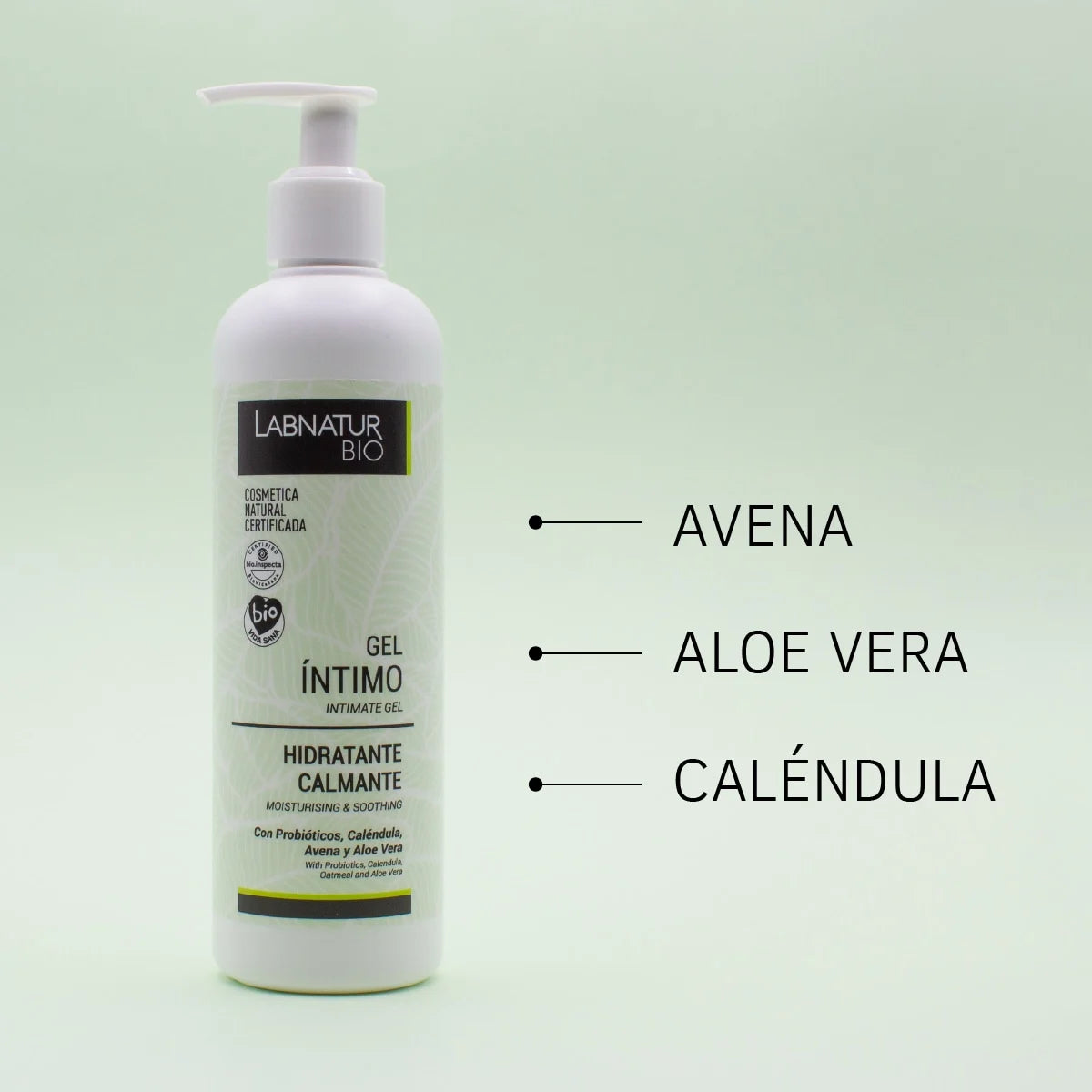 Gel Íntimo Ecológico Bio 300 Ml | Probióticos + Caléndula + Avena | Equilibra Y Protege | Cuidado Íntimo_2