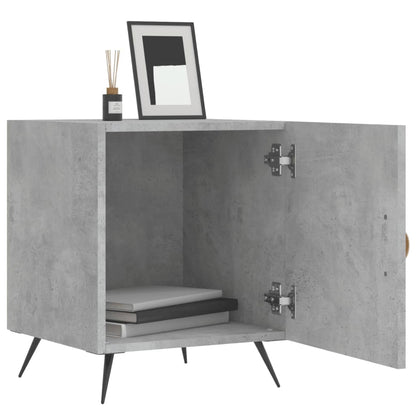 Mesitas Noche 2 Uds Madera Ingeniería Gris Hormigón 40x40x50 Cm_1